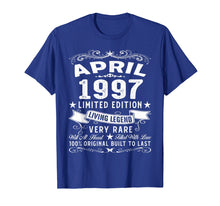 Load image into Gallery viewer, April 1997 Shirt Vintage 22nd Birthday Gift 22 Years Old
