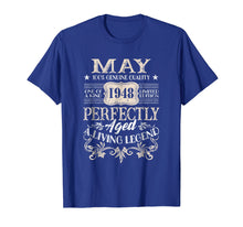 Load image into Gallery viewer, May 1948 T-Shirt Retro Vintage 71st Birthday Decoration
