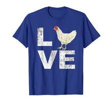 Load image into Gallery viewer, LOVE Chickens Chicken Lover Distressed Graphic T-Shirt
