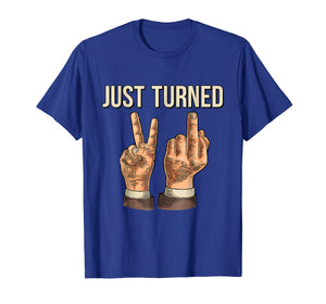 Just Turned 21 T-shirt (21 birthday gifts)