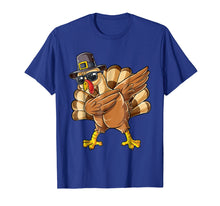 Load image into Gallery viewer, Thanksgiving Dabbing Turkey Shirt Boys Kids Men Pilgrim Day
