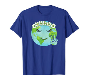 Flower Crown Mother Earth - Earth Day T Shirt