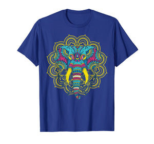 Elephant Lover t shirt; Colorful Elephant t shirt; Mandala