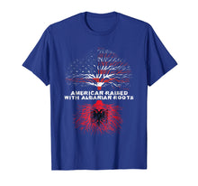 Load image into Gallery viewer, American Raised with Albanian Roots Albania T-Shirt
