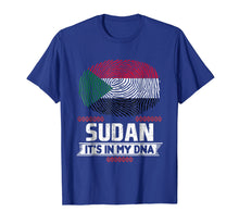 Load image into Gallery viewer, Sudan IT'S IN MY DNA Sudanese Flag T-Shirt
