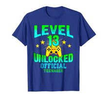 Load image into Gallery viewer, Official Teenager t Shirt Level 13 Unlocked Birthday Gifts
