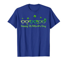 Load image into Gallery viewer, Happy St Patrick's Day Leprechaun Optometrist Funny Glasses T-Shirt-577696
