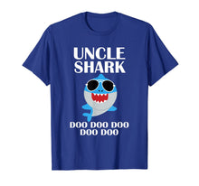 Load image into Gallery viewer, Uncle Shark T-Shirt Doo Doo Doo Fathers Day Uncle Shirt

