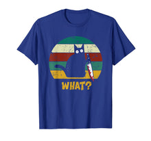 Load image into Gallery viewer, WHAT Murderous Cat With Knife Vintage Halloween Gifts 2019 T-Shirt
