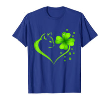Load image into Gallery viewer, Cat Heart Leaf Irish St. Patrick Day Clover Heart Cat Lover T-Shirt-1034829
