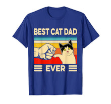 Load image into Gallery viewer, Best Cat Dad Ever T-Shirt Funny Cat Dad Father Vintage Gift T-Shirt-389615
