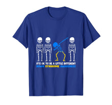 Load image into Gallery viewer, Down Syndrome Skeleton costume halloween Gifts trisomy Tee T-Shirt
