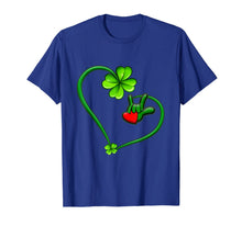 Load image into Gallery viewer, St Patricks Day I Love You ASL Sign Language T-Shirt-2425622
