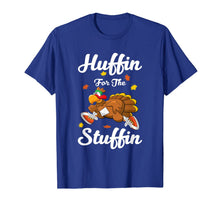 Load image into Gallery viewer, Huffin For The Stuffin Thanksgiving Turkey Trot 5k Race T-Shirt
