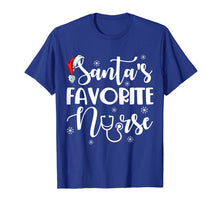 Load image into Gallery viewer, Santa&#39;s Favorite Nurse Merry Christmas T-Shirt
