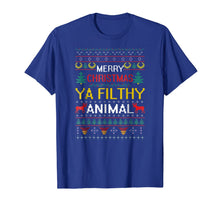 Load image into Gallery viewer, Filthy Animal Ya Merry Christmas Ugly Sweater Tshirt
