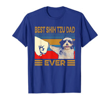 Load image into Gallery viewer, Best Shih Tzu Dad Ever Retro Vintage T-Shirt-597950
