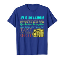 Load image into Gallery viewer, Photography Life Is Like A Camera Photographer Gift T-Shirt
