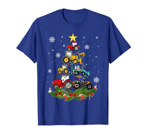 Tractor Christmas Tree gift Holiday Tractor funny xmas Gift T-Shirt
