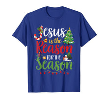 Load image into Gallery viewer, Jesus Is The Reason For The Season Christmas Christian Gifts T-Shirt
