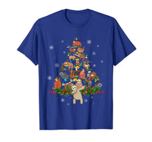 Load image into Gallery viewer, Sloth Christmas Tree Lights Funny Sloth Xmas Gift T-Shirt
