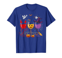 Load image into Gallery viewer, Three Glasses Of Wines Shirt Funny Halloween Wine Lover T-Shirt
