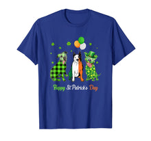 Load image into Gallery viewer, Irish Flag Three Pitbull Dogs Happy St. Patrick's Day Gift T-Shirt-525159
