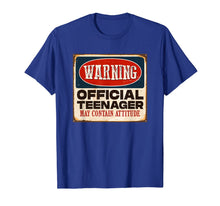 Load image into Gallery viewer, Funny 13th Birthday T Shirt Official Teenager 13 Years Old
