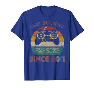 Video Game 8th Birthday Shirt Gamer Kids Youth 8 Years Old T-Shirt