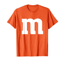 Load image into Gallery viewer, Letter m Shirt lower Case Halloween alphabet costume T-Shirt
