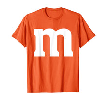 Load image into Gallery viewer, Letter m Shirt lower Case Halloween alphabet costume T-Shirt
