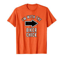 Load image into Gallery viewer, Couples Halloween Costume Shirts I'm With The Biker Chick T-Shirt
