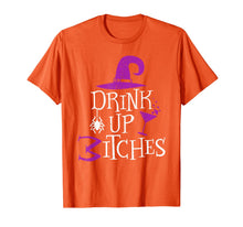 Load image into Gallery viewer, Drink Up Witch Bitch Drunk Halloween Bitches Withes Adult T-Shirt
