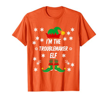 Load image into Gallery viewer, I'm The Troublemaker Elf Funny Family Matching Christmas T-Shirt-1999057
