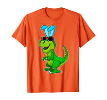 Load image into Gallery viewer, T Rex Easter Bunny Funny Dinosaur Boys Basket Stuffers Kids T-Shirt-92445
