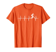 Load image into Gallery viewer, BMX heartbeat t-shirt for BMX riders

