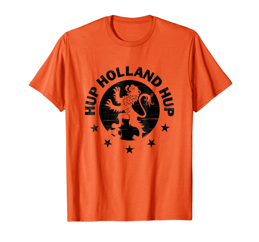 Hup Holland Dutch Soccer Lion Oranje Nederland Voetballshirt