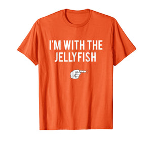I'm With Jellyfish Halloween Costume Funny Couples T-Shirt
