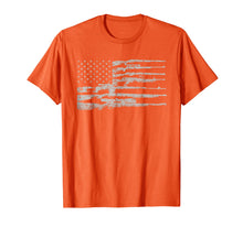 Load image into Gallery viewer, Big American Flag With Machine Guns T-Shirt 2A Flag Shirt
