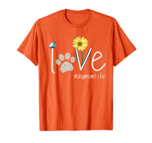 Load image into Gallery viewer, Love Dogmomlife T-Shirts Paws Flower Love Dogs Mom T-Shirts

