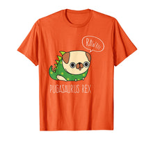 Load image into Gallery viewer, Pug Halloween Shirt Pugasaurus Rex Pug Dog Costume
