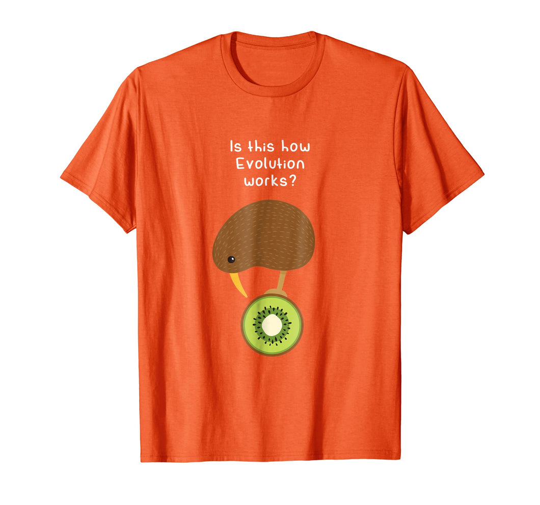 Kiwi Bird Evolution Funny Kiwi Fruit Pun Gift T Shirt