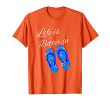 Load image into Gallery viewer, Life is Better Beach Flip Flop Tshirt
