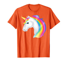 Load image into Gallery viewer, Magical White Unicorn Lovely Rainbow Mane T-Shirt
