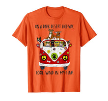 Load image into Gallery viewer, On A Dark Desert Highway Dog Feel Cool Wind In My Hair T-Shirt
