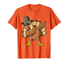 Load image into Gallery viewer, Thanksgiving Dabbing Turkey Shirt Boys Kids Men Pilgrim Day
