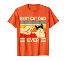 Load image into Gallery viewer, Best Cat Dad Ever T-Shirt Funny Cat Dad Father Vintage Gift T-Shirt-389615
