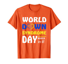 Load image into Gallery viewer, World Down Syndrome Awareness T-Shirt March 21 Yellow Blue T-Shirt-288505
