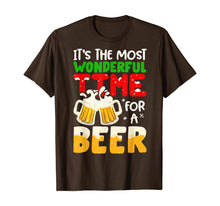 Load image into Gallery viewer, It's The Most Wonderful Time For A Beer Funny Christmas Gift T-Shirt
