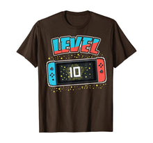 Load image into Gallery viewer, Level 10 Birthday Shirt Boy 10 Years Old Video Games Gift T-Shirt
